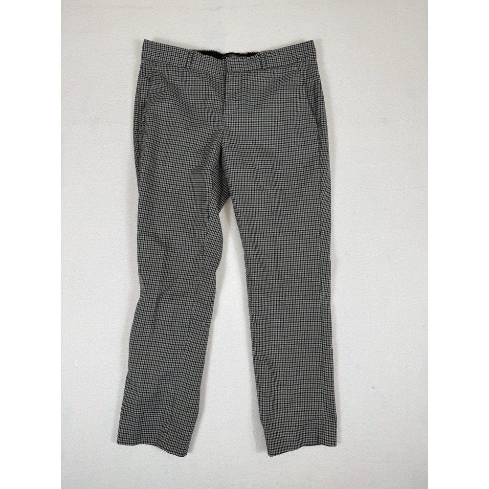 Banana Republic Avery Fit Plaid Ankle Dress Pants Trousers Womens Size 2